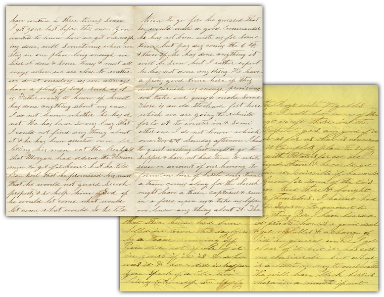 Civil War Letter Archive by a 107th Illinois Corporal -- ''...They came near drawing us into as nice a trap as was ever set to catch human flesh...they fled...leaving all their killed & wounded...''